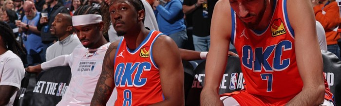 雷霆天要塌了？详解高开低走4大原因：失去罚球优势+三分投射不稳|亚历山大|俄克拉荷马雷霆队|明尼苏达森林狼队|圣安东尼奥马刺队|金州勇士队_新浪体育_新浪新闻